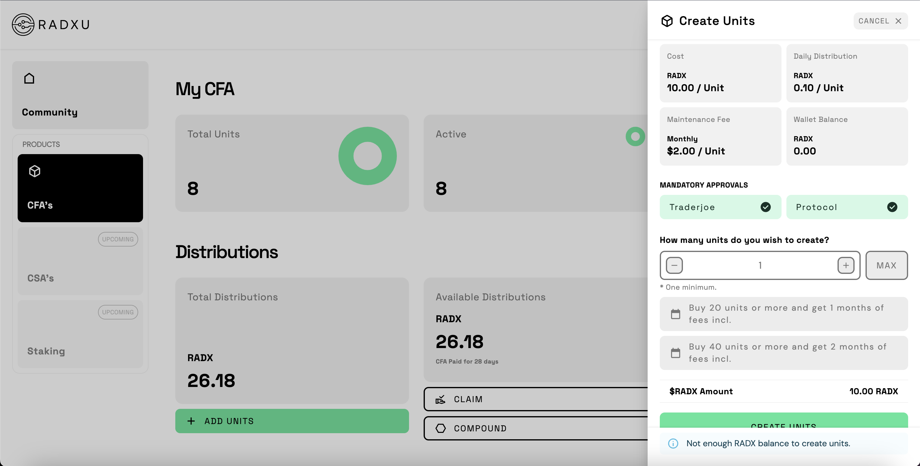 Radxu dApp Desktop 6